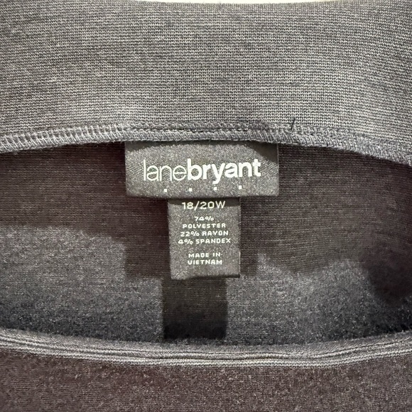 Lane Bryant Gray Sheath Dress with Square Neck - Picture 3 of 3